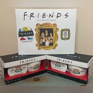NEW Friends - The One with the Coffee Cups and Trivia Gift Set